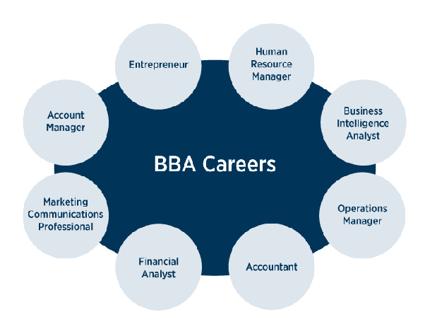 Financial analyst, accountant, operations manager, entrepreneur, account manager, marketing